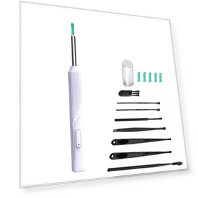 Smart Ear Cleaner with Camera and LED Light — Syringes, Auto Launcher