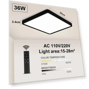 Smart LED Ceiling Light with Dimmable Glossy Lamp — Ceiling, Cosy Homes