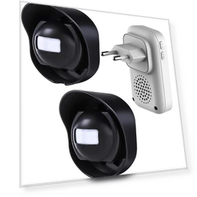 Waterproof Wireless Induction Doorbell with Human Presence Infrared Sensor — Smart Home Security, AI Supermarket