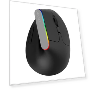 Wireless Silent Ergonomic Vertical Gaming Mouse — Mouse Pads, Delux