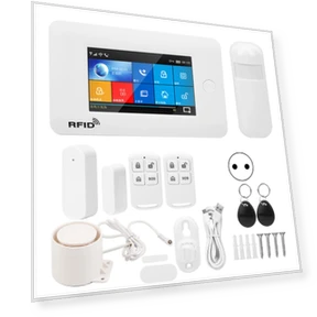 4.3in Full Color Touchscreen Alarm System — Smart Home Security, GoolRC