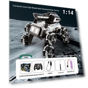 8-Wheel Stunt Dog Toy — Interactive Animal Companions, Super Go