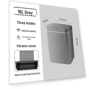 Automatic Smart Trash Can — Kitchen Cans, ChenBei