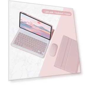 Bluetooth Keyboard Case with Silent Keys and Stylus Slot — Keyboard Cases, TopSky