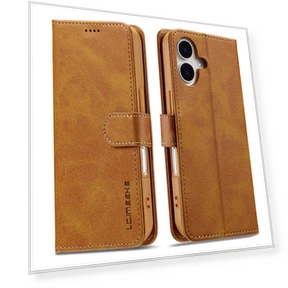 Calf Texture PU Leather Stand Wallet Phone Cover — Phone Accessories, Smartwatch 2025