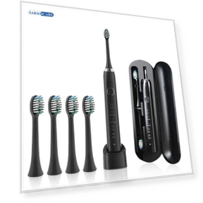 Electric Sonic Toothbrush with 8 Brush Heads — Kids' Electric Toothbrushes, Light makeup
