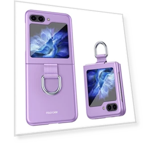 Hard PC Phone Case with Ribbon Metal Ring Holder — Phone Accessories, Smartwatch 2025