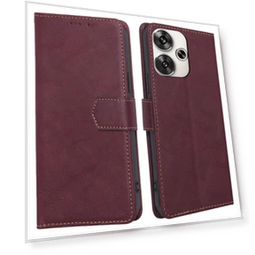 Leather Flip Phone Cover with Magnetic Clasp — Flip Cases, Smartwatch 2025