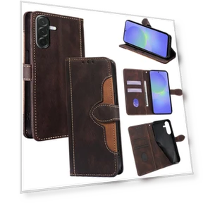 Leather Wallet Phone Cover with Straw Hat Magnetic Clasp — Bumpers, Smartwatch 2025