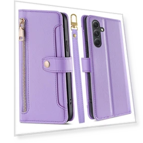 Leather Wallet Stand Case — Phone Accessories, Smartwatch 2025