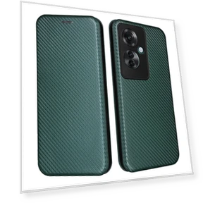 Magnetic Carbon Fiber Texture Leather Flip Cover — Flip Cases, Smartwatch 2025