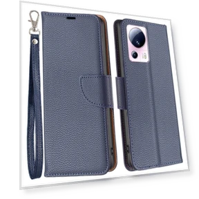 PU Leather Wallet Cover with Strap — Phone Accessories, Smartwatch 2025