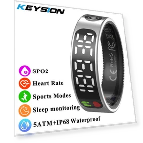 Smart Ring 5ATM Waterproof Health Tracker — Smart Rings, KEYSION