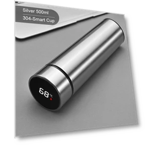 Smart Thermos with Temperature Display — Travel Drinkware, JMN E-commerce