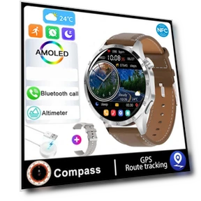 Smart Watch with AMOLED Display and Health Monitoring — Smartwatches, Zodvboz