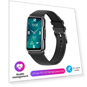 Smart Watch with Bluetooth Phone Connection, Music, Fitness, Heart Rate, Blood Oxygen, Waterproof Sports Smart Bracelet — Smartwatches, LIGE