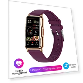 Smart Watch with Bluetooth Phone Connection, Music, Fitness, Heart Rate, Blood Oxygen, Waterproof Sports Smart Bracelet — Smartwatches, LIGE