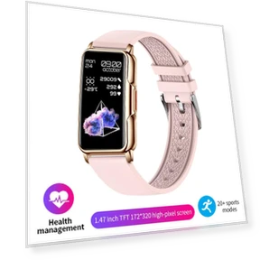 Smart Watch with Phone Connection, Music, Fitness, Heart Rate, Blood Oxygen, Waterproof Sports Smart Band — Smartwatches, LIGE