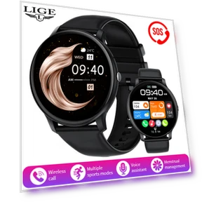 Smartwatch with Bluetooth and Voice Assistant — Smartwatches, LIGE