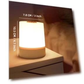 Touch Night Light with 3 Dimming Modes — Night Lights, HOMZY