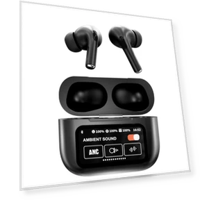 Touchscreen ANC Wireless Earbuds — In-Ear Headphones, ZJM Mall