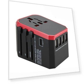 Travel Smart Adapter International Plug Adapter Wall USB Type C Charger AC Power — Chargers & Adapters, Melery