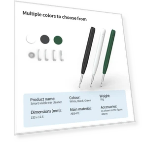 WiFi Smart Visual Ear Pick Cleaning Kit — Wax Removal