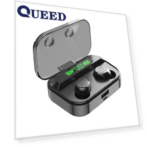 Wireless Bluetooth Headset with Touch Display — Audio Gear, QUEED