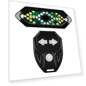 Wireless Remote Control Bike Tail Light — Bike Headlights, HOME-Auto-001
