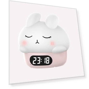 Animal Party Digital Clock with Night Light — Alarms & Clocks, inne