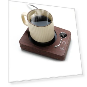 Cup Warmer Coaster with Temperature Settings and Gravity Sensor — Beverage Warmers, Adds Select Japan