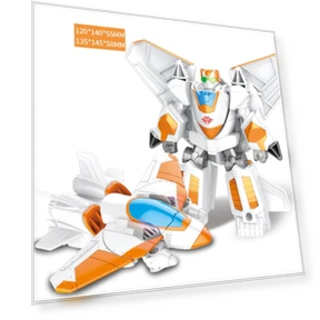 Deformation Robot Car Model Toy — Educational, Four season household daily use