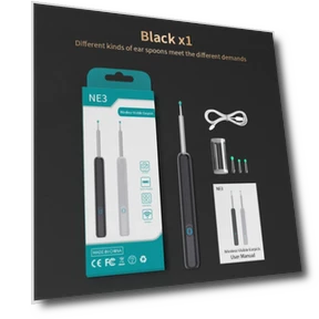 Ear Cleaner with Camera and LED Light — Wax Removal, Factory Discount Outlet