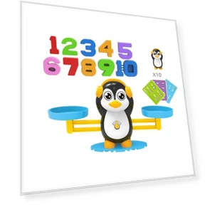 Educational Math Toy Smart Monkey Scale — Counting & Math, come on right