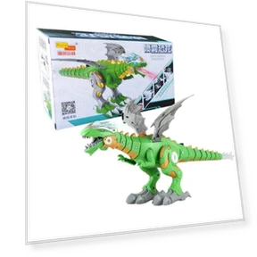 Electronic Walking Dinosaur Robot Toy — Interactive Animal Companions, JJRC