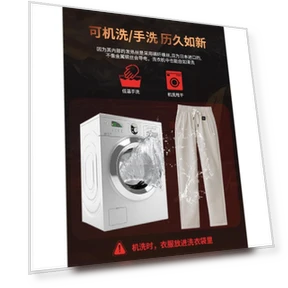 Heated Graphene Pants with Knee Pads — Insulated, Framont Fashion House