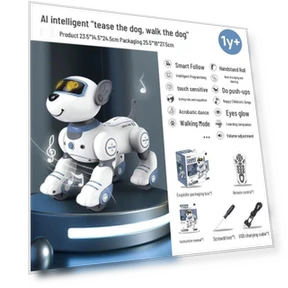 Interactive Robot Dog Toy — Interactive Figures & Robots, CreativeCorner