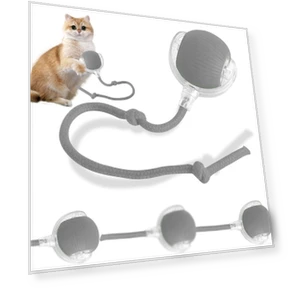 Interactive Rolling Ball Pet Toy — Cat Playthings, Jiangnan A