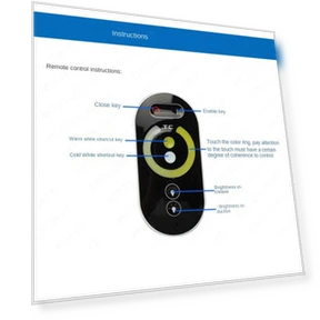 LED Strip RF Touch Remote Dimmer — LED Strips, Daily Home Furnishings