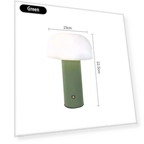 Mushroom Shaped Table Lamp with Infinite Dimming — LED, Cosy Homes