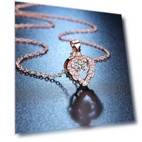 Ocean Heart Smart Pendant Necklace — Smart Jewelry, Lucky Star Jewelry