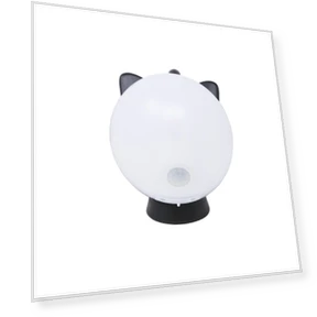 Rechargeable Round Cat Sensor Light — Outdoor Security & Flood Lighting, MUSASHI