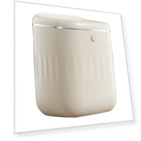 Smart Automatic Trash Can with Lid — Kitchen Cans, Practical Household