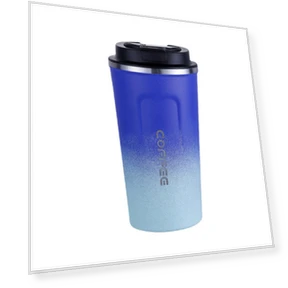 Smart Double-Walled Insulated Coffee Mug — Hydration Essentials, Factory Discount Outlet
