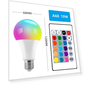 Smart LED RGB Color Changing Bulb — LED, Refreshing Home