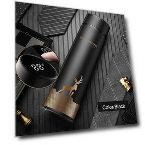 Smart Temperature Display Insulated Cup — Beverage Warmers, Refreshing Home