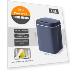 Smart Trash Can with Wireless Sensor — Kitchen Cans, Knife Home