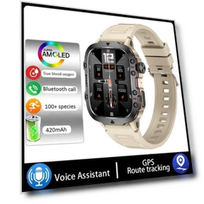 Smart Watch with Voice Assistant, Fitness Tracker, Waterproof — Smartwatches, Zodvboz