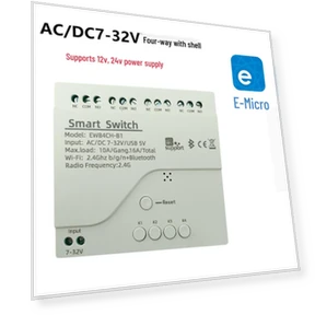 Smart WiFi and Bluetooth Relay Switch Module — Smart Home Modules, GadgetGrip