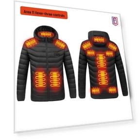 Smart Winter Jacket with Heated Full Body and Hood — Insulated, UrbanEdge